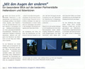 Bericht über die Fotoausstellung im Stadtjournal Ibbenbüren
